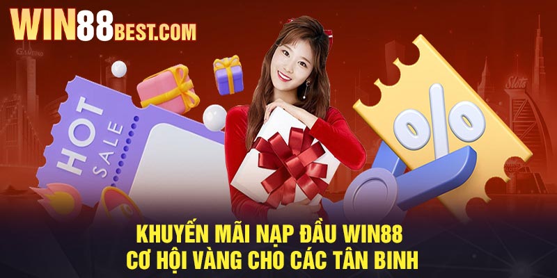 Khuyến mãi nạp đầu Win88 - Cơ hội vàng cho các tân binh