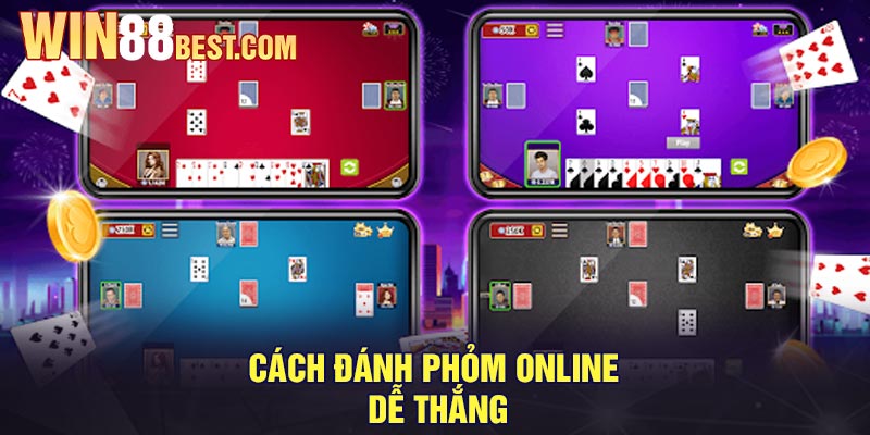 Cách đánh phỏm online dễ thắng